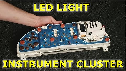 240sx Custom Instrument Cluster Lights