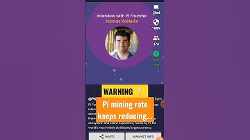 ⚠️ Pi Mining Warning: Pi Rate Keeps Reducing... #shorts #pi