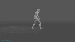Cascadeur - Jumpkick and triple backflip animation