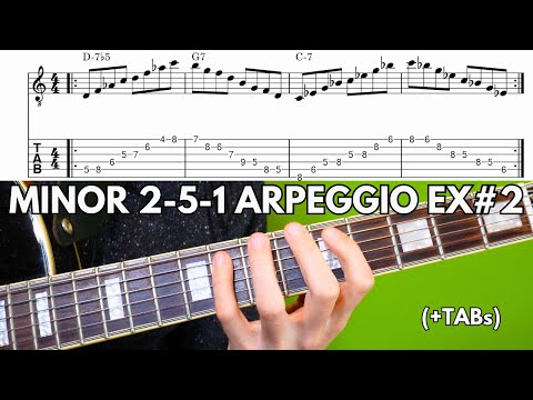 Minor 2 5 1 Arpeggio Exercise: Melodic Connections Ex.2 - Federico Bertolasi