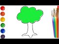 Bolalar uchun daraxt rasm chizish/Drawing a tree for children/Рисование дерево для детей