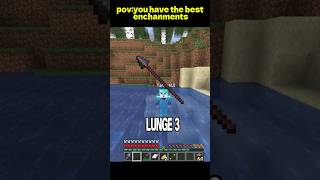 pov:you have the best enchantments #minecraft #lifeisbutadream #pvp tips