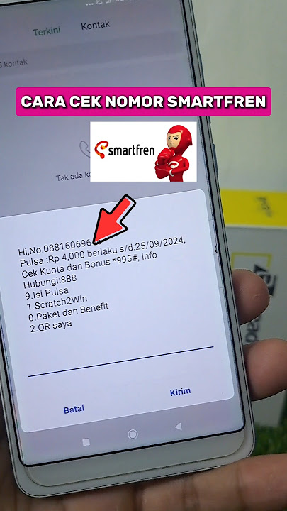 Cara Cek Nomor Smartfren Terbaru 2024