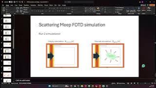 FDTD Simulations with Meep