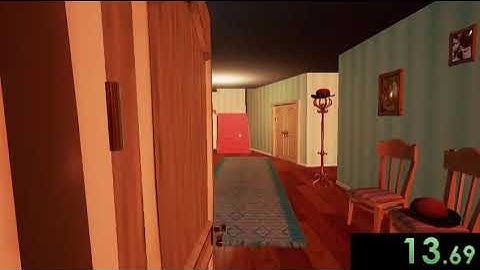 Hello Neighbor Prototype Speed Run (29.75)