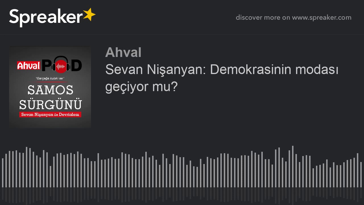 Sevan Nişanyan: Demokrasinin modası geçiyor mu?