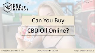 Can You Buy Cbd Oil Online?