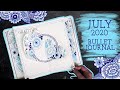 Plan With Me! | July 2020 Blue Bullet Journal Setup | Delftware &amp; Chinese Porcelain Theme