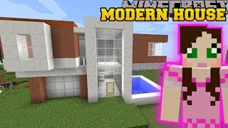 Minecraft: MODERN HOUSES & FURNITURE (WARDROBE, TELEVISION, & INSTANT HOUSES) Custom Command