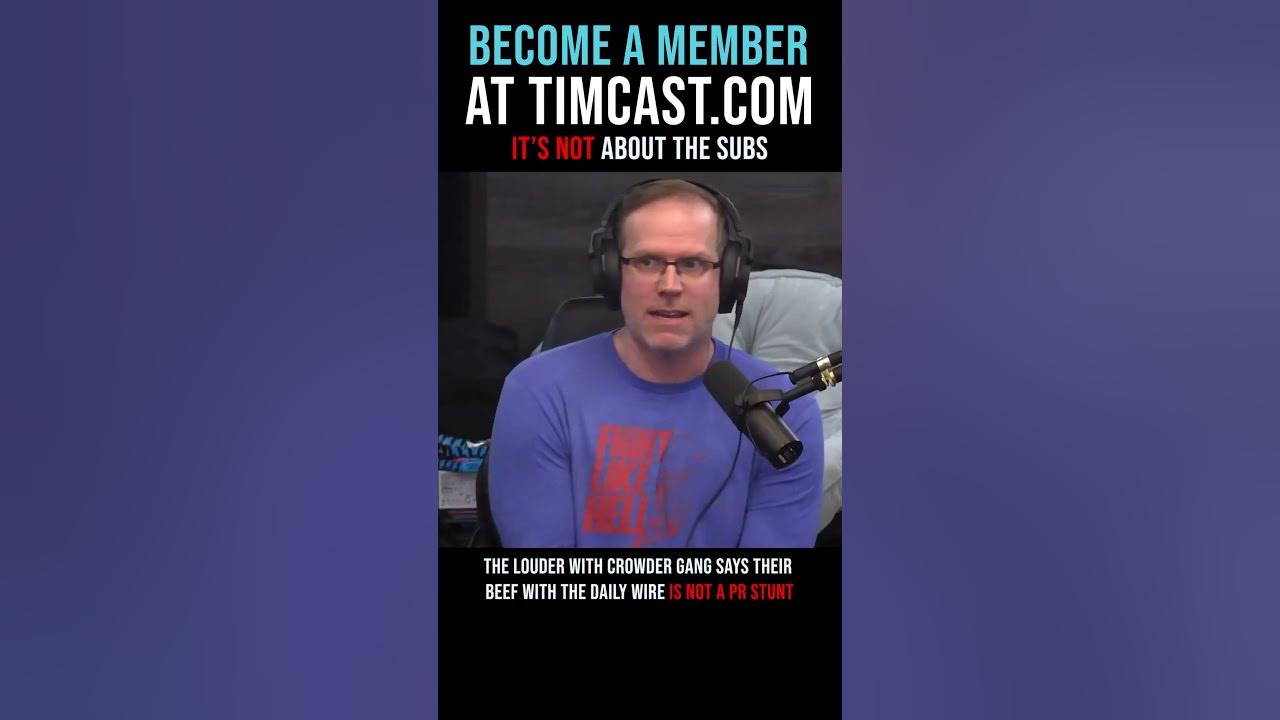 Timcast IRL – It’s Not About The Subs #shorts