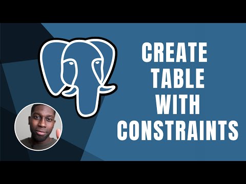 PostgreSQL: Creating Tables with Constraints | Course | 2019