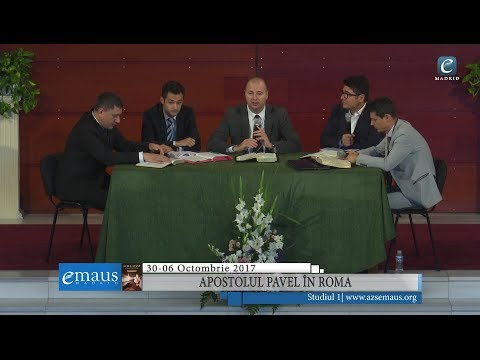 Studiul 1 (30 sep - 06 oct 2017) Apostolul Pavel în Roma