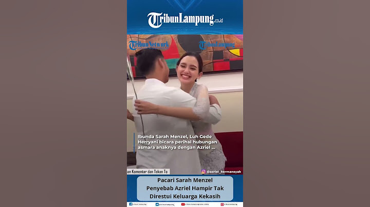 Penyebab Azriel Hampir Tak Direstui Keluarga Sarah Menzel #shorts #tribunlampung