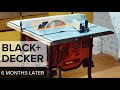 📌  Review table saw BLACK+DECKER BES720 six months later