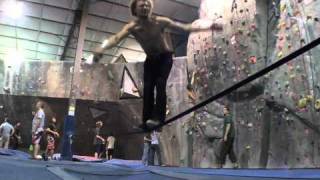 🎥 Slackline Gym Session: Andy & Hayley's Trick Montage 🤸‍♂️🧗‍♀️