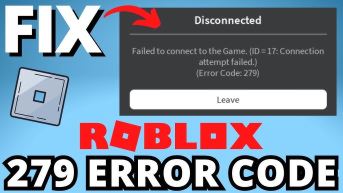 How to Fix ROBLOX ERROR CODE 279 - (2022 NEW Method) 