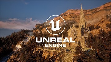 Unreal Engine 5 |  Level Design Showcase - Mountain Gothic Cathedral [4k/60fps]