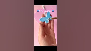 Thumbnail of Diy keychain on clay#art #craft #keychain #cute #aesthetic #music #cover #song #coversong