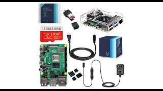 Vilros Raspberry Pi 4 Model B Complete Starter Kit with Clear Transparent and Built in Fan