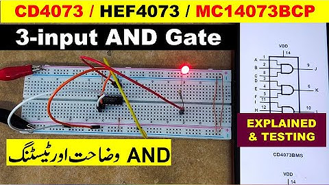 {695} CD4073 3-input AND gate