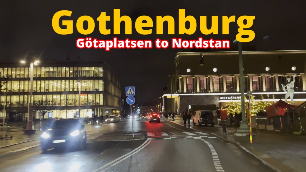 Night Drive | Through the Heart of Gothenburg