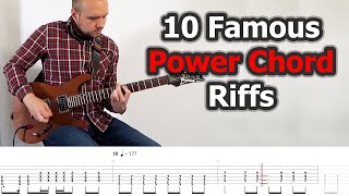 10 Famous Power Chord Riffs (with Tabs)