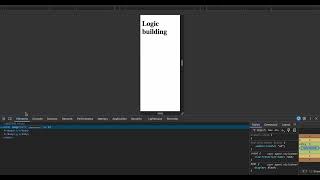 Logic building | Javascript