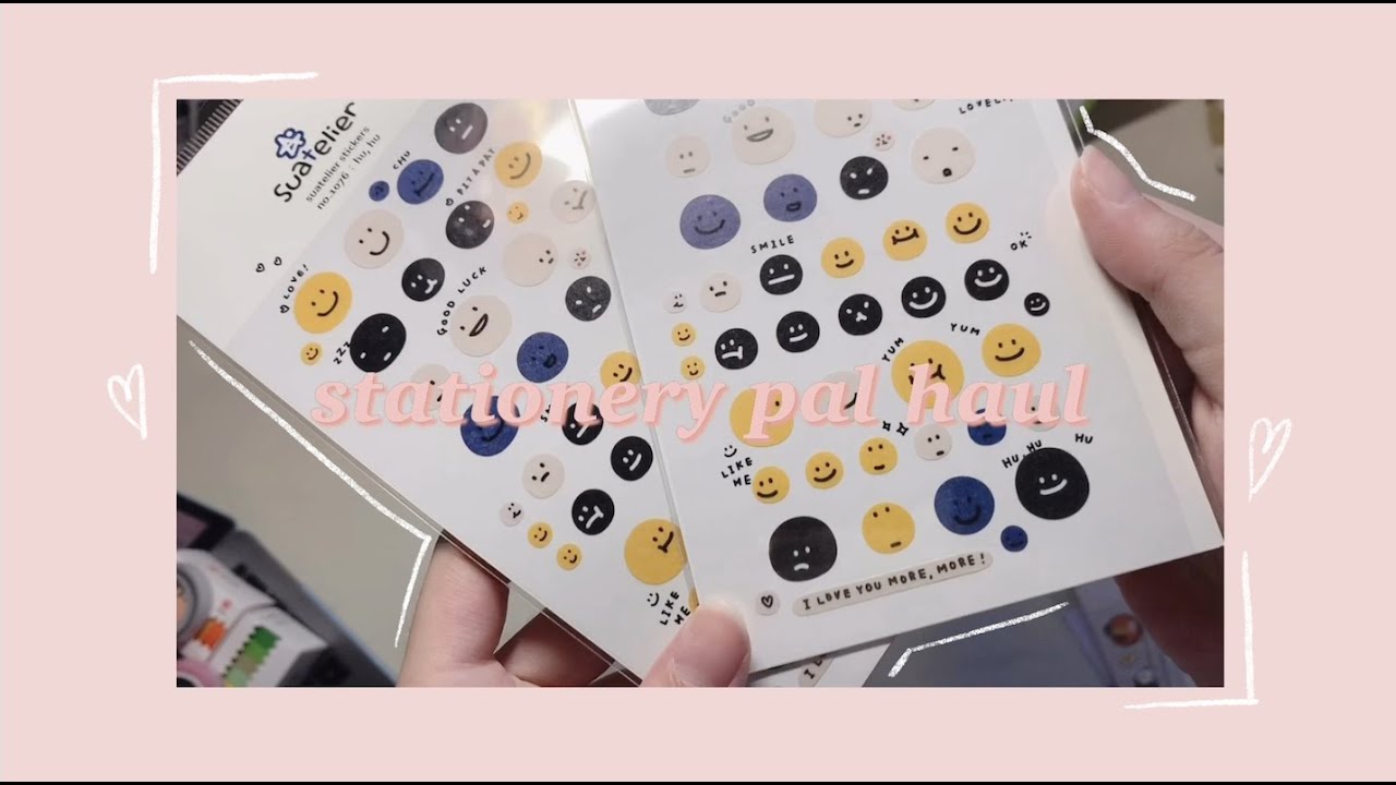 stationery pal haul!📦🛍 YouTube