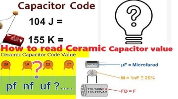 How to read Ceramic Capacitor value from Capacitor code | Capacitor code104 155 101 33