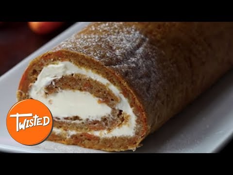 Homemade Carrot Cake Roll Recipe  Twisted