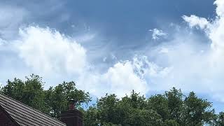 The noordyun AT-16 Harvard llB plane flies over stoke priors in the sun 21/6/2026