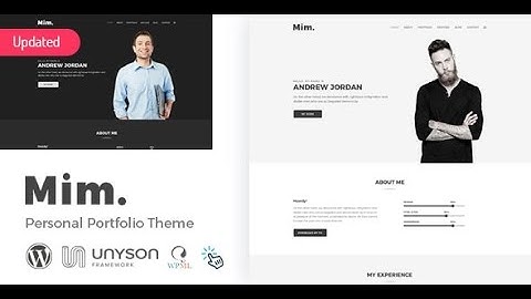 Build Your own Portfolio using wordpress || Alamgir H Kobir