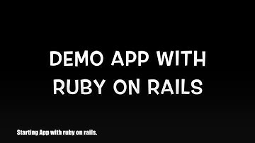 HOW TO MAKE A WEBSITE/WEBAPP WITH RUBY ON RAILS | TutorialSpot