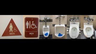 Mall Office Area Men's Restroom Full Shoot