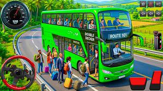 Bus Driving Game 2026 3D: Double Decker real city passenger drive to village - android gameplay screenshot 1