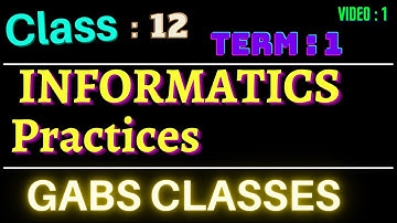 100 % Marks in IP for Class 12 | IP for Class 12 CBSE | IP Class 12 Chapter 1