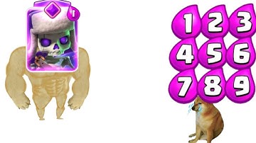 EVOLVED SKELETONS defeat [elixir 1 to 9]