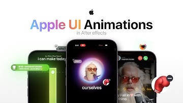 How to Create Apple-style UI Animations in After effects (Part1)