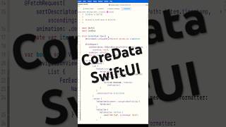 தமிழ் CoreData in #swiftui #iOS #Xcode #swiftcode