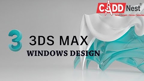 WINDOW CREATION IN 3DSMAX
