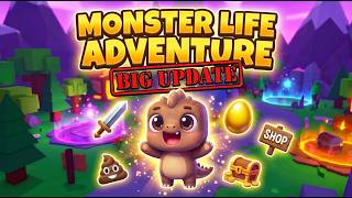 Monster Life Adventure Update Battles, Secret Eggs, Poop System & More Roblox Digimon Game Dev Log