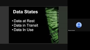 Data at Rest, Data in Transit and Data in Use