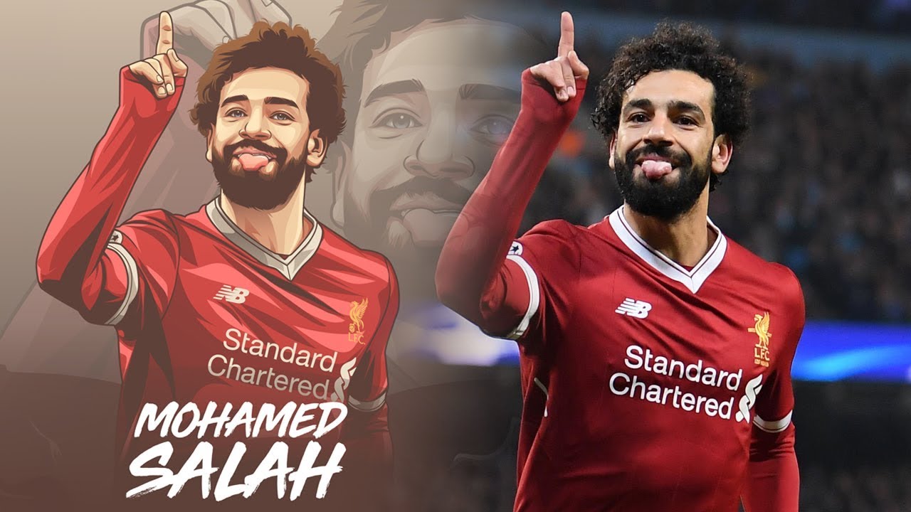 Mohamed Salah Vector Art Speedart Youtube