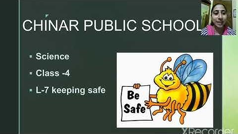 Class 4 L-7 keeping safe