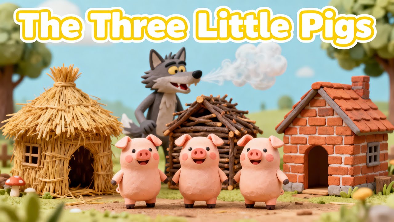 🐷 The Three Little Pigs | Classic Fairy Tale for Kids | Bedtime Story ...