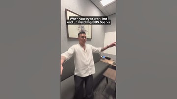 When you try to work but end up watching DBS Sparks