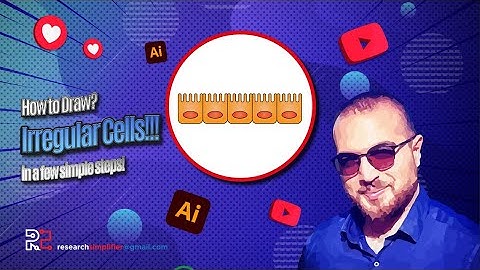 Designing graphical abstracts with Adobe illustrator - drawing irregular cells - part 2