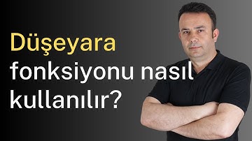 #Excel Düşeyara (Vlookup) fonksiyonu nasıl kullanılır? - 016.video | Ömer BAĞCI