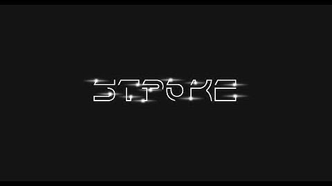 Stroke Text Animation in After Effects - After Effects Tutorial - No Third Party Plugin