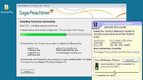Install Sage Peachtree on a New Server